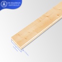 CCA Beams ไม้ฝาสน รางลิ้น ร่องวี 0.5'' × 5'' × 3 เมตร (13มม.×122มม.×3ม.)