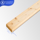 Grooved Decking ไม้ระเบียงสนไสเซาะร่อง 1.5'' × 4'' × 3 เมตร (28มม.×96มม.×3ม.)