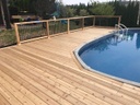 CCA Decking ไม้ระแนงสนไสเรียบมุมกลม 1.5'' × 4'' × 3 เมตร (28มม.×96มม.×3ม.)