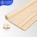 CCA Linings ไม้ฝาสน รางลิ้น ร่องยู 0.5'' × 4'' × 3 เมตร (13มม.×96มม.×3ม.)