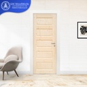 Pine Door ประตูไม้สนรัสเซีย 5 ลูกฟัก ช่องขวาง 800มม. x 2000มม. x 40(30)มม.